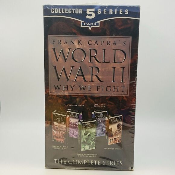 Why We Fight - Series Set (VHS, 1998, 5-Tape Set) Please See Pictures - Picture 4 of 6